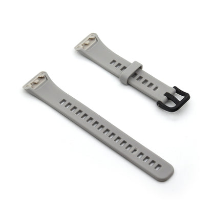 For Honor Band 6 Pure Color Silicone Watch Band(White) by buy2fix