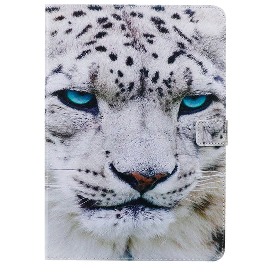 For iPad 10.2 / Pro 10.5 / Air  2019 3D Colored Drawing Horizontal Flip Leather Case with Holder & Card Slots & Wallet & Sleep / Wake-up Function(White Leopard) - iPad Air (2019) Cases by buy2fix | Online Shopping UK | buy2fix