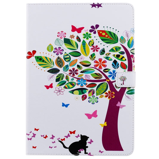 For iPad 10.2 / Pro 10.5 / Air  2019 3D Colored Drawing Horizontal Flip Leather Case with Holder & Card Slots & Wallet & Sleep / Wake-up Function(Cat and Tree) - iPad Air (2019) Cases by buy2fix | Online Shopping UK | buy2fix