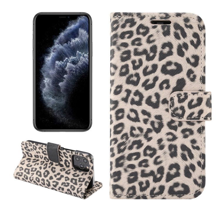 For iPhone 13 mini Leopard Pattern Horizontal Flip PC + PU Leather Case with Holder & Card Slots & Wallet (Brown) by buy2fix