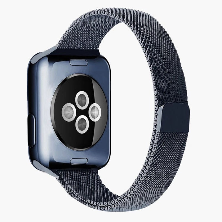 Milan Loopback Small Waist Watch Band For Apple Watch Series 9&8&7 41mm / SE 3&SE 2&6&SE&5&4 40mm / 3&2&1 38mm(Coffee) by buy2fix