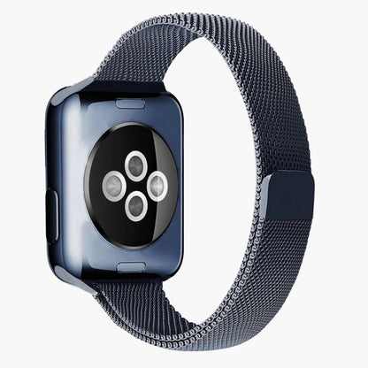 Milan Loopback Small Waist Watch Band For Apple Watch Series 9&8&7 41mm / SE 3&SE 2&6&SE&5&4 40mm / 3&2&1 38mm(Black) by buy2fix