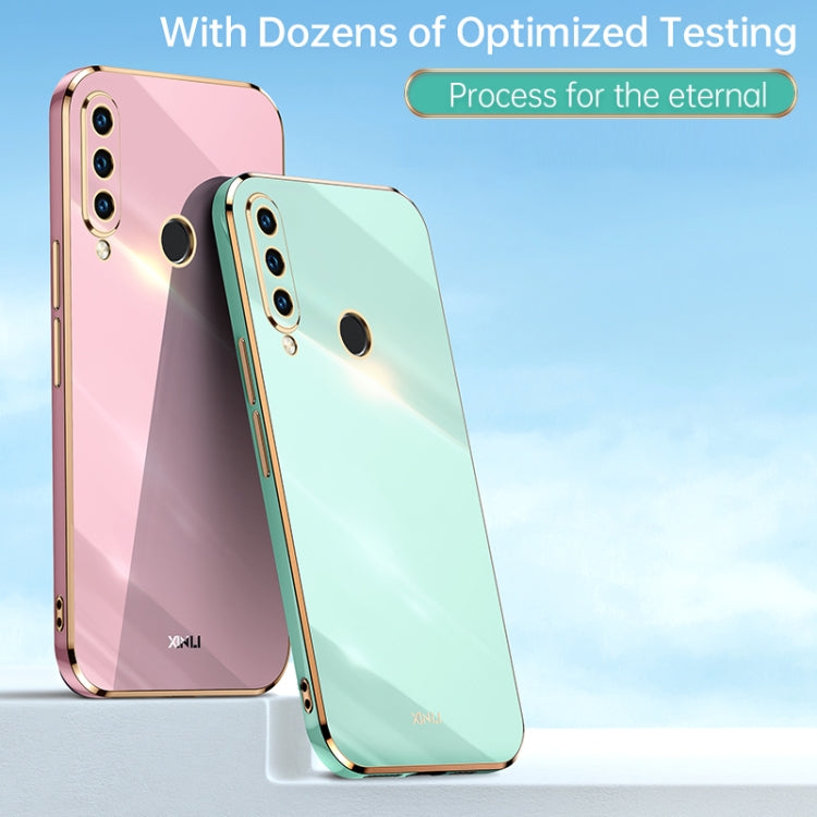 For Huawei P30 Lite XINLI Straight Edge 6D Electroplate TPU Phone Case(Celestial Blue) - Huawei Cases by XINLI | Online Shopping UK | buy2fix