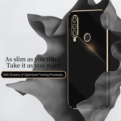 For Huawei P30 Lite XINLI Straight Edge 6D Electroplate TPU Phone Case(Celestial Blue) - Huawei Cases by XINLI | Online Shopping UK | buy2fix
