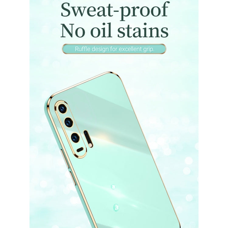 For Honor 20 XINLI Straight Edge 6D Electroplate TPU Phone Case(White) - Honor Cases by XINLI | Online Shopping UK | buy2fix