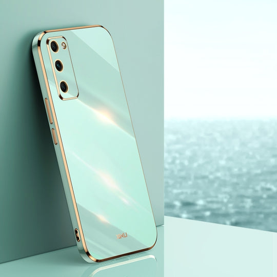 For Honor 30 Youth XINLI Straight Edge 6D Electroplate TPU Phone Case(Mint Green)