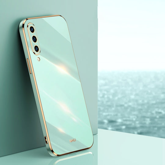 For Honor Play 3 XINLI Straight Edge 6D Electroplate TPU Phone Case(Mint Green)