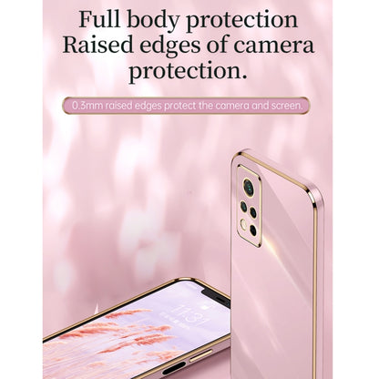 For Honor V40 5G XINLI Straight Edge 6D Electroplate TPU Phone Case with Ring Holder(Cherry Purple) - Honor Cases by XINLI | Online Shopping UK | buy2fix