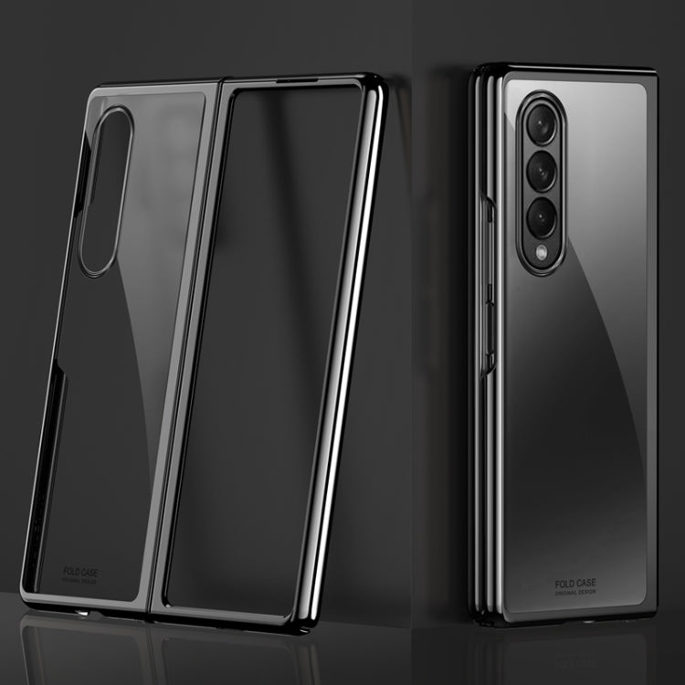 For Samsung Galaxy Z Fold3 5G Symphony Plating PC Shockproof Protective Case(Black) by buy2fix