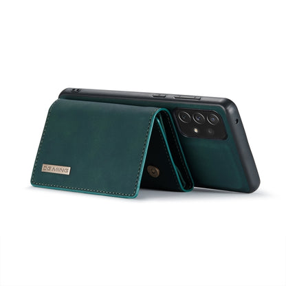 For Samsung Galaxy A72 5G / 4G DG.MING M1 Series 3-Fold Multi Card Wallet  Back Cover Shockproof Case with Holder Function(Green) - Galaxy Phone Cases by DG.MING | Online Shopping UK | buy2fix