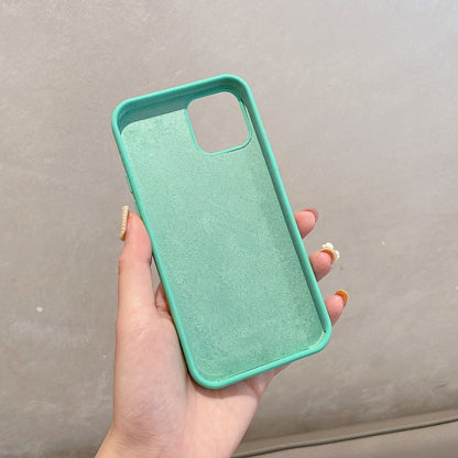 For iPhone 11 Herringbone Texture Silicone Protective Case (Rainbow Green) by buy2fix