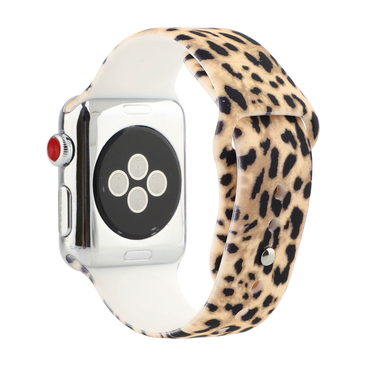 Silicone Painted Pattern Watch Band For Apple Watch Ultra 49mm&Watch Ultra 2 49mm / Series 9&8&7 45mm / SE 3&SE 2&6&SE&5&4 44mm / 3&2&1 42mm(G) by buy2fix