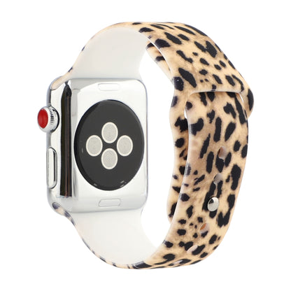 Silicone Painted Pattern Watch Band For Apple Watch Ultra 49mm&Watch Ultra 2 49mm / Series 9&8&7 45mm / SE 3&SE 2&6&SE&5&4 44mm / 3&2&1 42mm(G) by buy2fix