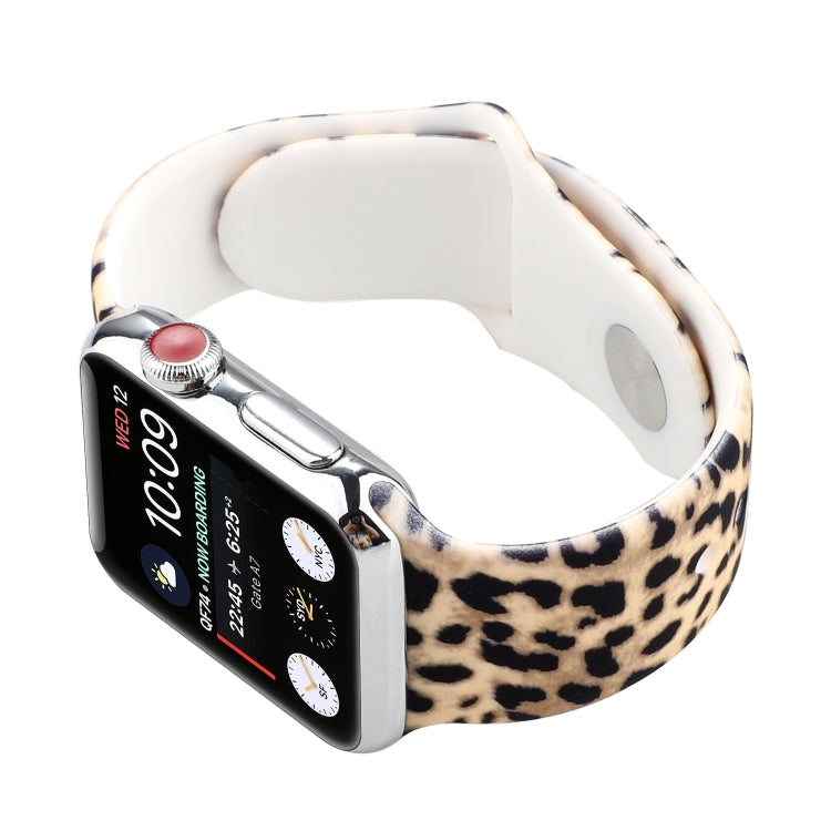 Silicone Painted Pattern Watch Band For Apple Watch Ultra 49mm&Watch Ultra 2 49mm / Series 9&8&7 45mm / SE 3&SE 2&6&SE&5&4 44mm / 3&2&1 42mm(G) by buy2fix