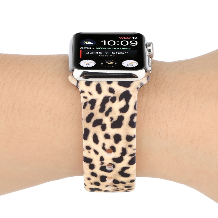 Silicone Painted Pattern Watch Band For Apple Watch Ultra 49mm&Watch Ultra 2 49mm / Series 9&8&7 45mm / SE 3&SE 2&6&SE&5&4 44mm / 3&2&1 42mm(G) by buy2fix