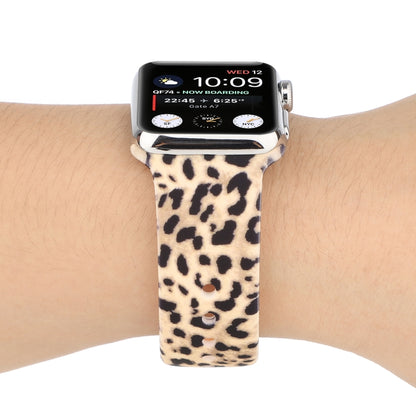 Silicone Painted Pattern Watch Band For Apple Watch Ultra 49mm&Watch Ultra 2 49mm / Series 9&8&7 45mm / SE 3&SE 2&6&SE&5&4 44mm / 3&2&1 42mm(G) by buy2fix