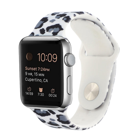 Silicone Painted Pattern Watch Band For Apple Watch Ultra 49mm&Watch Ultra 2 49mm / Series 9&8&7 45mm / SE 3&SE 2&6&SE&5&4 44mm / 3&2&1 42mm(H) by buy2fix