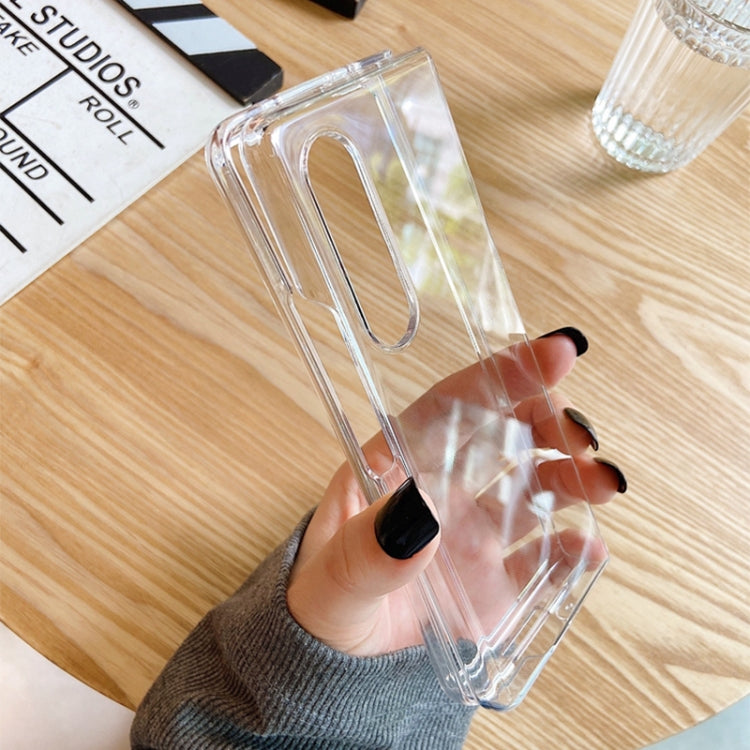 For Samsung Galaxy Z Fold3 5G Transparent Shockproof PC Protective Case by buy2fix