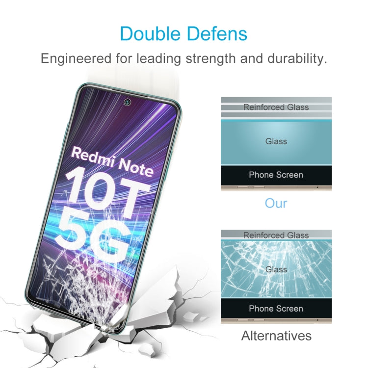 For Xiaomi Redmi Note 10T 5G 0.26mm 9H 2.5D Tempered Glass Film -  by DIYLooks | Online Shopping UK | buy2fix