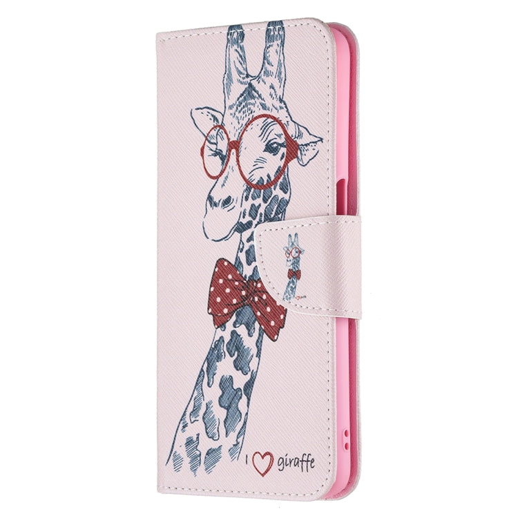 For OPPO A74 / A93 / A54 5G Colored Drawing Pattern Horizontal Flip Leather Case with Holder & Card Slots & Wallet(Deer) by buy2fix