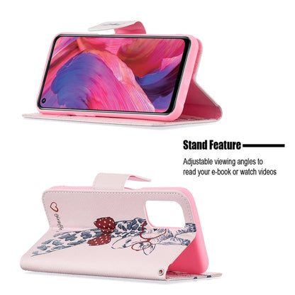 For OPPO A74 / A93 / A54 5G Colored Drawing Pattern Horizontal Flip Leather Case with Holder & Card Slots & Wallet(Deer) by buy2fix