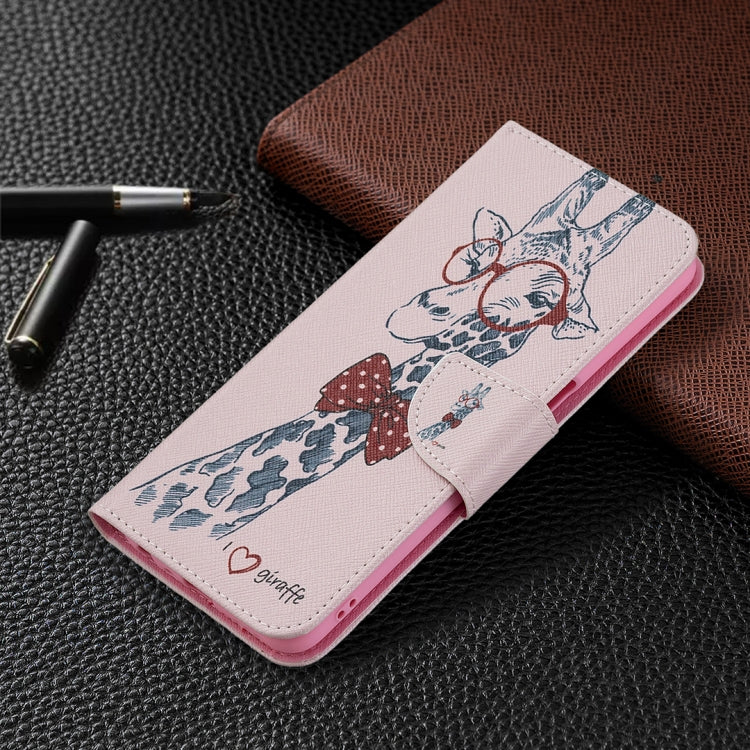 For OPPO A74 / A93 / A54 5G Colored Drawing Pattern Horizontal Flip Leather Case with Holder & Card Slots & Wallet(Deer) by buy2fix