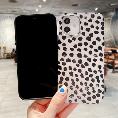 For iPhone 12 / 12 Pro Natural Scenery Pattern TPU Protective Case(Spots) by buy2fix