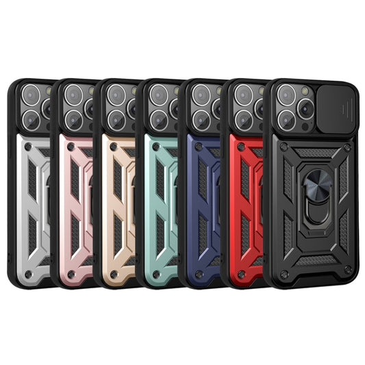 For iPhone 13 Pro Max Sliding Camera Cover Design TPU+PC Protective Case (Black) - iPhone 13 Pro Max Cases by buy2fix | Online Shopping UK | buy2fix
