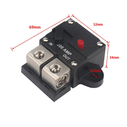A6071 200A Car / Yacht Audio Circuit Breaker with Accessory - Car Amplifiers by buy2fix | Online Shopping UK | buy2fix