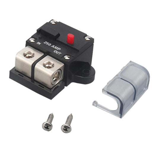A6072 250A Car / Yacht Audio Circuit Breaker with Accessory - Car Amplifiers by buy2fix | Online Shopping UK | buy2fix
