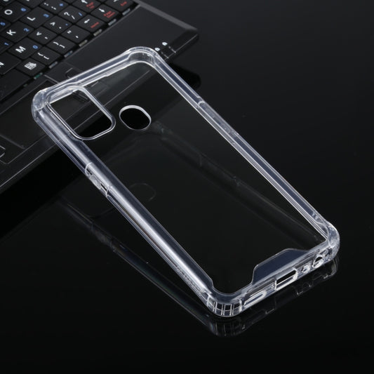 For OPPO A53 / A32 Four-corner Shockproof Transparent TPU + PC Protective Case by buy2fix