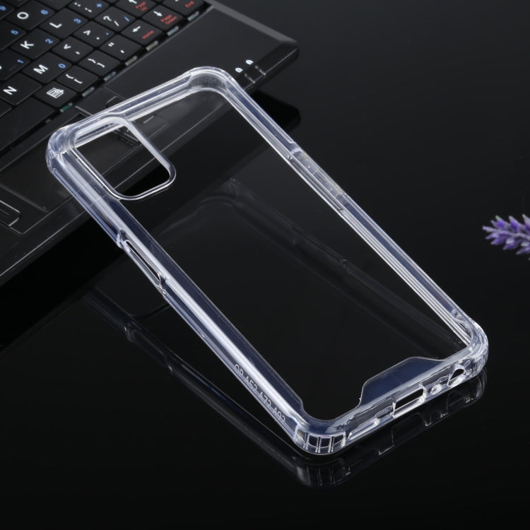 For OPPO A52 / A72 / A92 Four-corner Shockproof Transparent TPU + PC Protective Case by buy2fix
