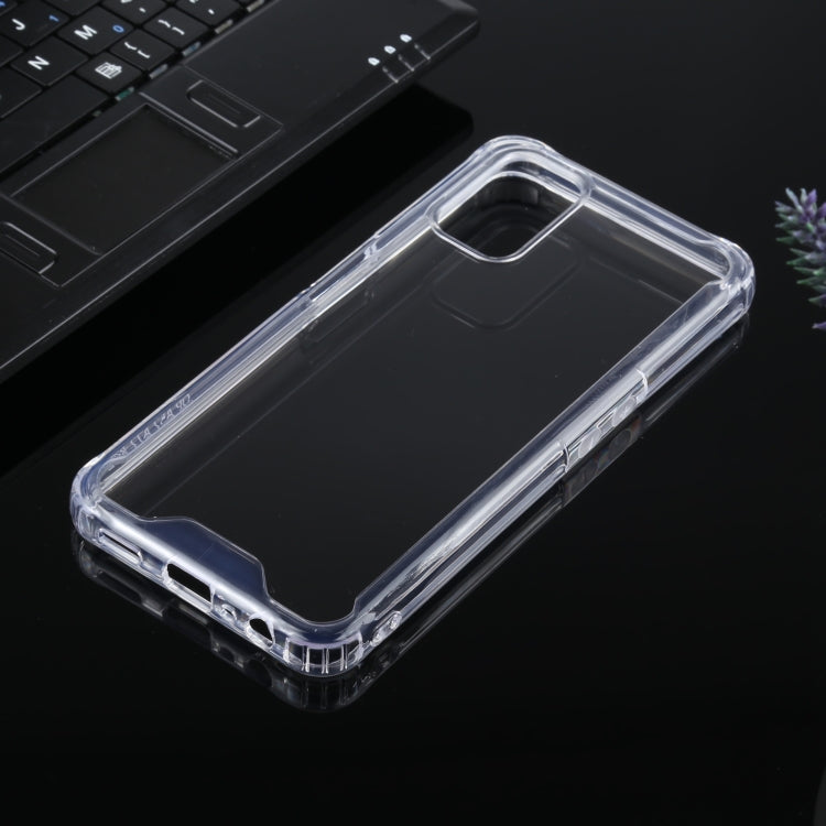 For OPPO A52 / A72 / A92 Four-corner Shockproof Transparent TPU + PC Protective Case by buy2fix