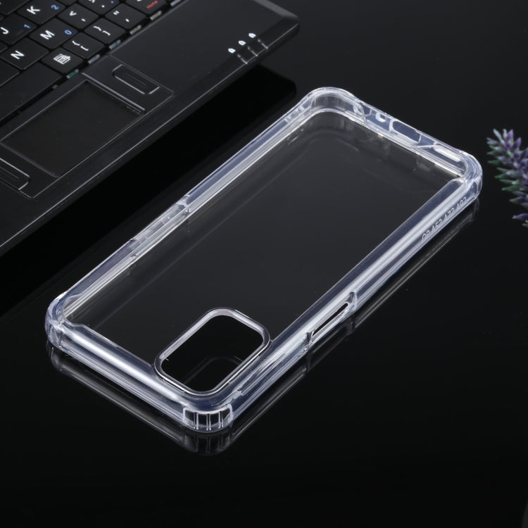 For OPPO A52 / A72 / A92 Four-corner Shockproof Transparent TPU + PC Protective Case by buy2fix