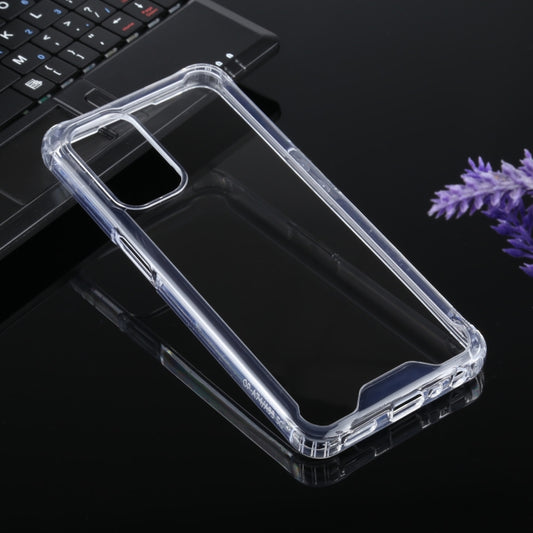 For OPPO A74 5G / A93 5G Four-corner Shockproof Transparent TPU + PC Protective Case by buy2fix