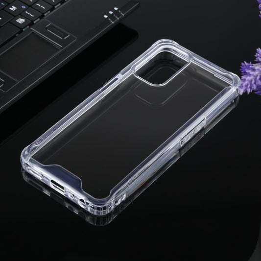For OPPO A74 5G / A93 5G Four-corner Shockproof Transparent TPU + PC Protective Case by buy2fix