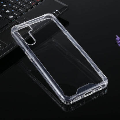 For OPPO A91 Four-corner Shockproof Transparent TPU + PC Protective Case by buy2fix