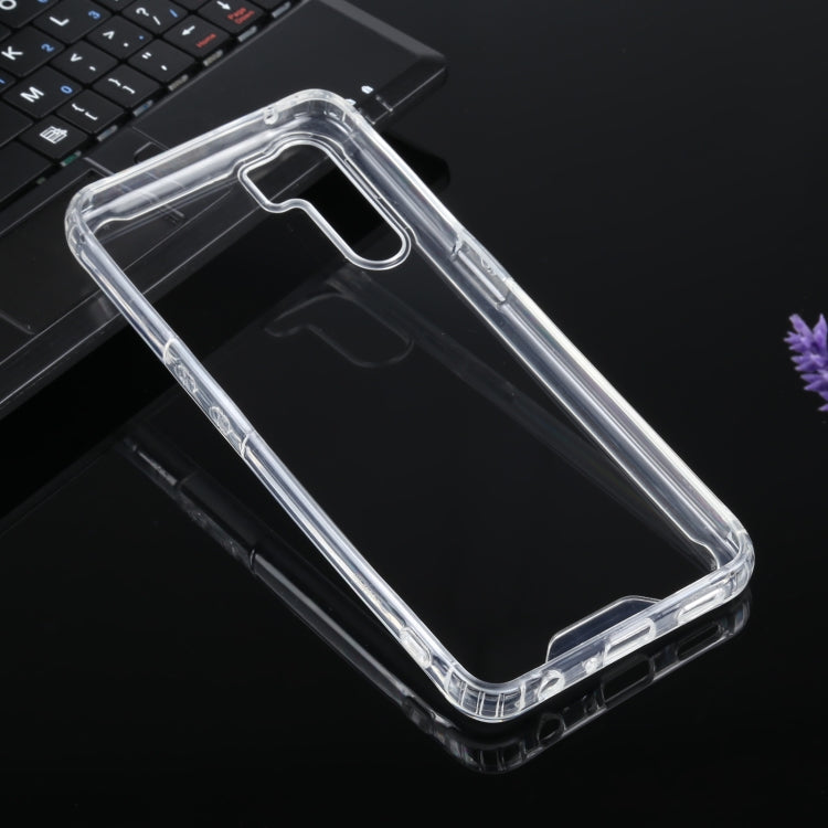 For OPPO A91 Four-corner Shockproof Transparent TPU + PC Protective Case by buy2fix