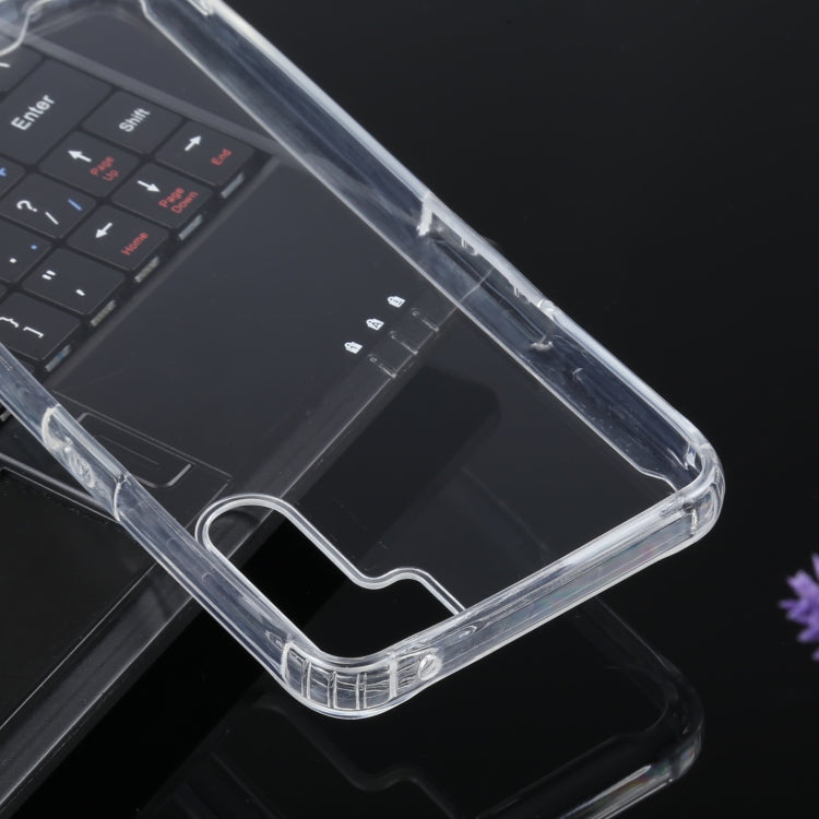 For OPPO A91 Four-corner Shockproof Transparent TPU + PC Protective Case by buy2fix