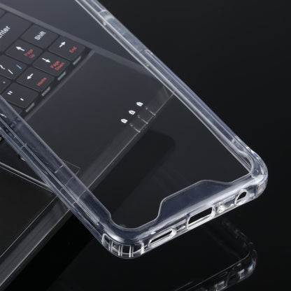 For OPPO A91 Four-corner Shockproof Transparent TPU + PC Protective Case by buy2fix