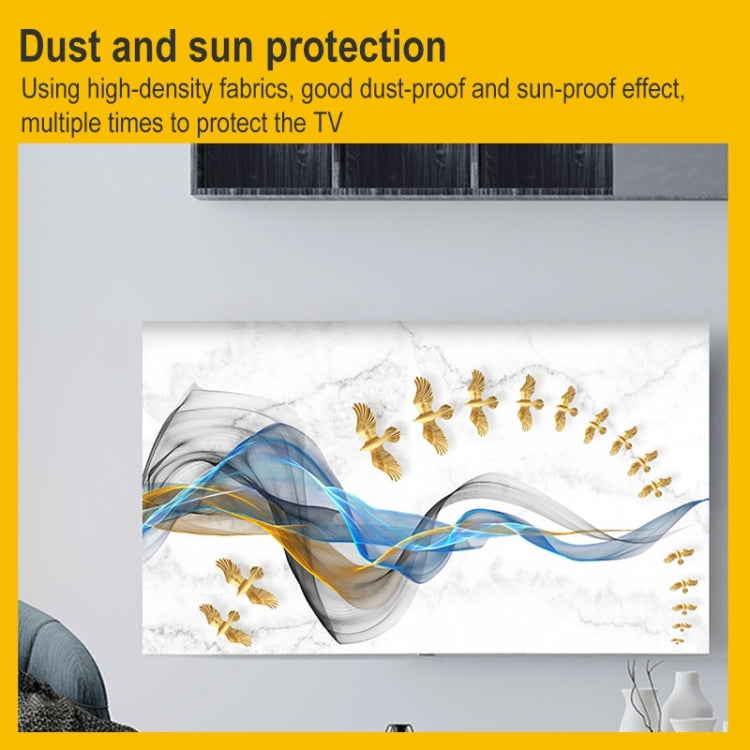 Household Cloth Dust-proof Cover for Television, Size:52 inch(Birds and Flowers) - Dust Covers by buy2fix | Online Shopping UK | buy2fix
