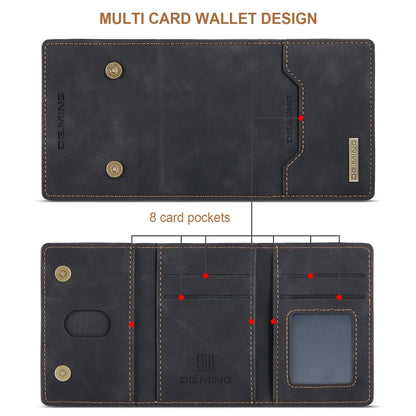 DG.MING M2 Series 3-Fold Multi Card Bag Back Cover Shockproof Case with Wallet & Holder Function For iPhone X(Black) -  by DG.MING | Online Shopping UK | buy2fix