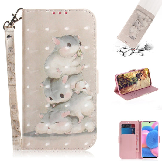 For Nokia 7.2 / 6.2 3D Colored Drawing Horizontal Flip PU Leather Case with Holder & Card Slots & Wallet(Squirrels) by buy2fix