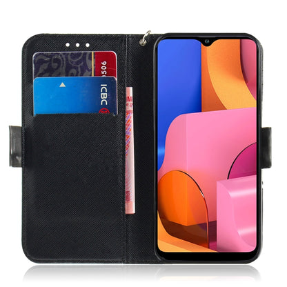 For Galaxy A20S 3D Colored Drawing Horizontal Flip PU Leather Case with Holder & Card Slots & Wallet(Zoo) by buy2fix