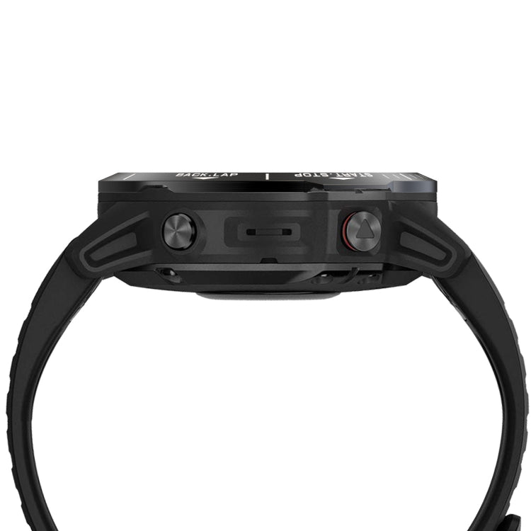 For Garmin Fenix 6X/6X Pro/6X Sapphire Smart Watch Steel Bezel Ring, B Version(Black Ring White Letter) by buy2fix