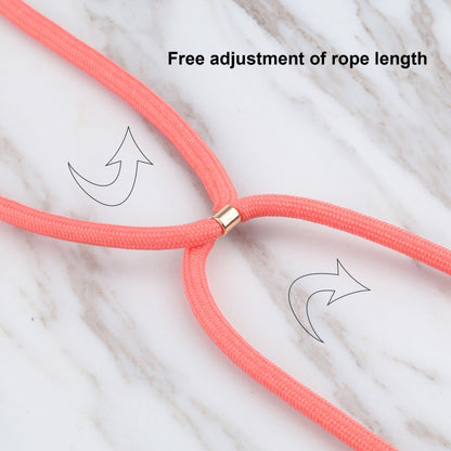 For iPhone 13 mini Wheat Straw Material + TPU Shockproof Case with Neck Lanyard (Red) by buy2fix