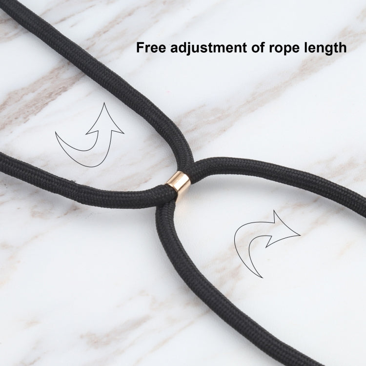 For iPhone 13 mini Wheat Straw Material + TPU Shockproof Case with Neck Lanyard (Black) by buy2fix