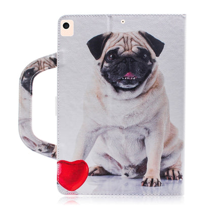 For iPad 10.2 / 10.5 / Air 2019 3D Colored Drawing Horizontal Flip Leather Case with Holder & Card Slot & Wallet & Handle(Pug) - iPad Air (2019) Cases by buy2fix | Online Shopping UK | buy2fix