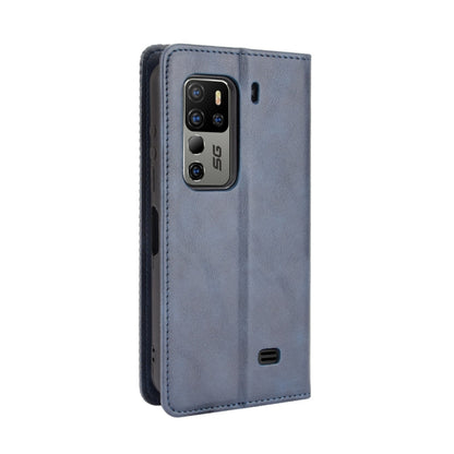 For Ulefone Armor 11 5G / Armor 11T 5G Magnetic Buckle Retro Crazy Horse Texture Horizontal Flip Leather Case with Holder & Card Slots & Photo Frame(Blue) by buy2fix