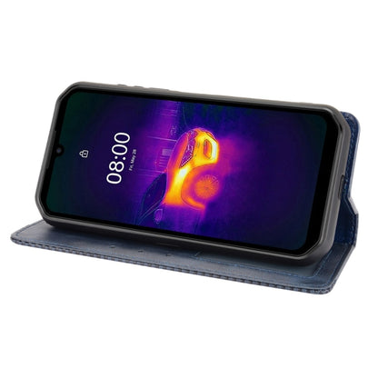 For Ulefone Armor 11 5G / Armor 11T 5G Magnetic Buckle Retro Crazy Horse Texture Horizontal Flip Leather Case with Holder & Card Slots & Photo Frame(Blue) by buy2fix